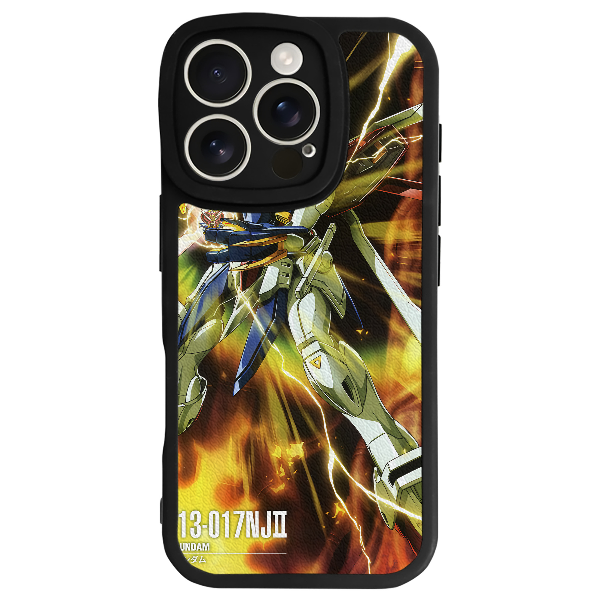 （画像用） 機動戦士ガンダム Mobile Suit Gundam 【iPhone 16シリーズ対応】シリコンスマホケース（レザー調） 材質：シリコン